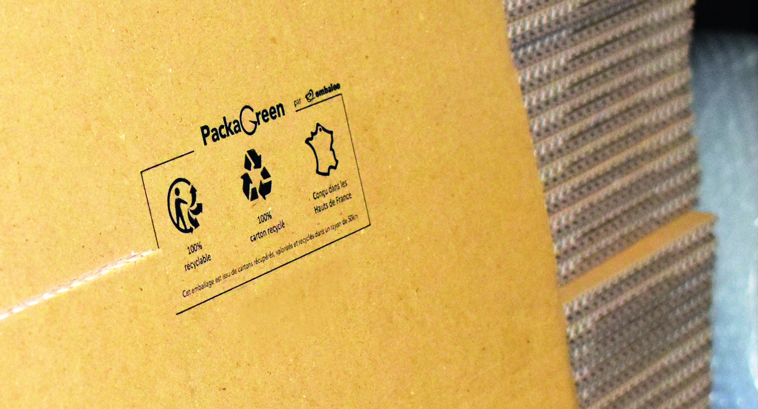 Cartons écologiques 100% recyclés, recyclables et fabriqués dans les Hauts-de-France